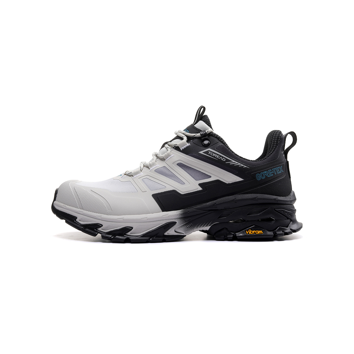 TOREAD Водонепроницаемые нескользящие низкие треккинговые туфли мужские серо-черные, цвет Gray/Black 
TOREAD Водонепроницаемые нескользящие низкие треккинговые туфли мужские серо-черные, цвет Gray/Black