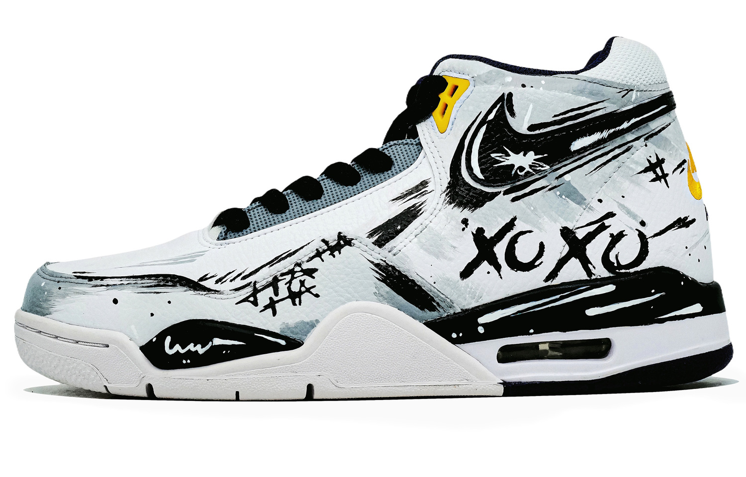 Кроссовки баскетбольные Mid top, Flight Legacy, Ink Shadow, Quick Leap, кожа, устойчивые к истиранию и скольжению, винтажные Nike, черный белый серый
Кроссовки баскетбольные Mid top, Flight Legacy, Ink Shadow, Quick Leap, кожа, устойчивые к истиранию и скольжению, винтажные Nike, черный белый серый