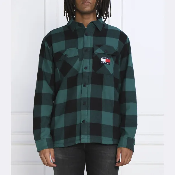 Утепленная рубашка оверсайз Tommy Hilfiger, зеленый
Утепленная рубашка оверсайз Tommy Hilfiger, зеленый