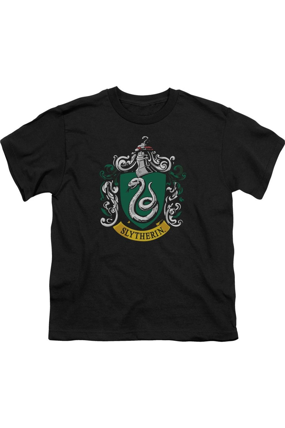 Футболка с коротким рукавом для детей с гербом Слизерина из Гарри Поттера Gildan, черный
Футболка с коротким рукавом для детей с гербом Слизерина из Гарри Поттера Gildan, черный