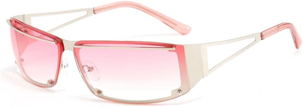 LVTFCO Модные квадратные очки с полой оправой, солнцезащитные очки с заточкой, стильные, для уличной фотосъемки, универсальные солнцезащитные очки для женщин, Pink
LVTFCO Модные квадратные очки с полой оправой, солнцезащитные очки с заточкой, стильные, для уличной фотосъемки, универсальные солнцезащитные очки для женщин, Pink