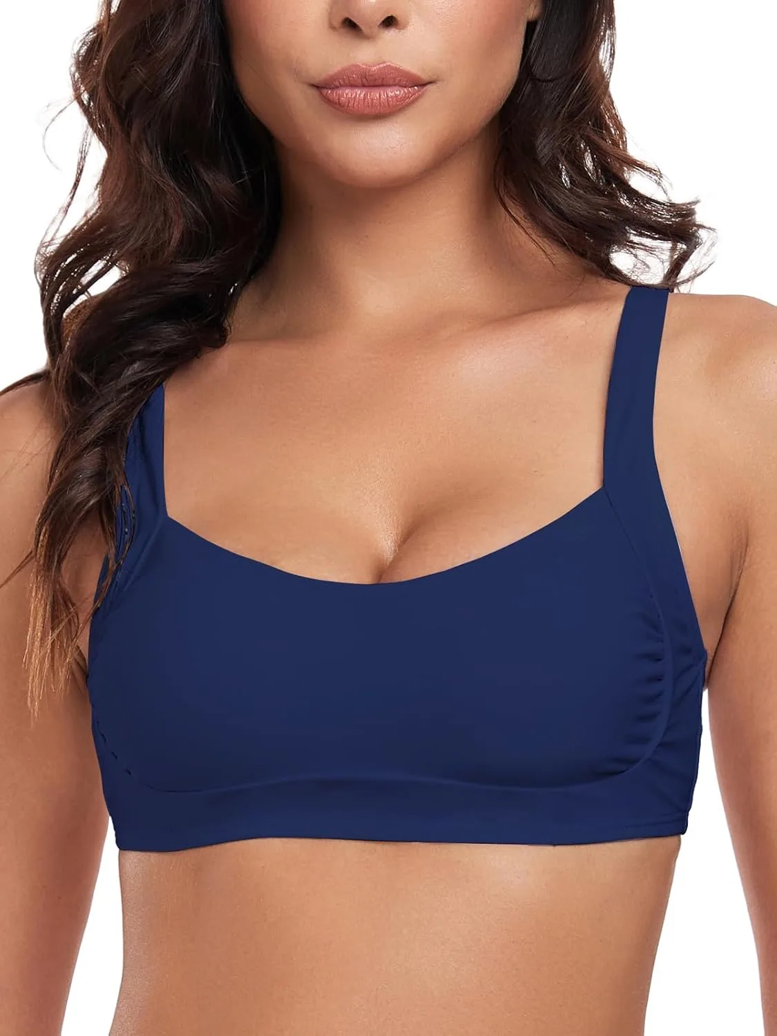 Colloyes Женский топ-бандо бикини с регулируемыми бретелями и съемными чашками
Colloyes Женский топ-бандо бикини с регулируемыми бретелями и съемными чашками