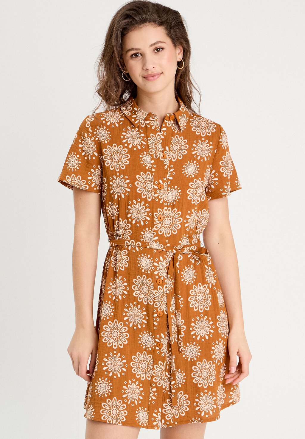 Платье-рубашка Cache Cache, коричневый
Платье-рубашка Cache Cache, коричневый