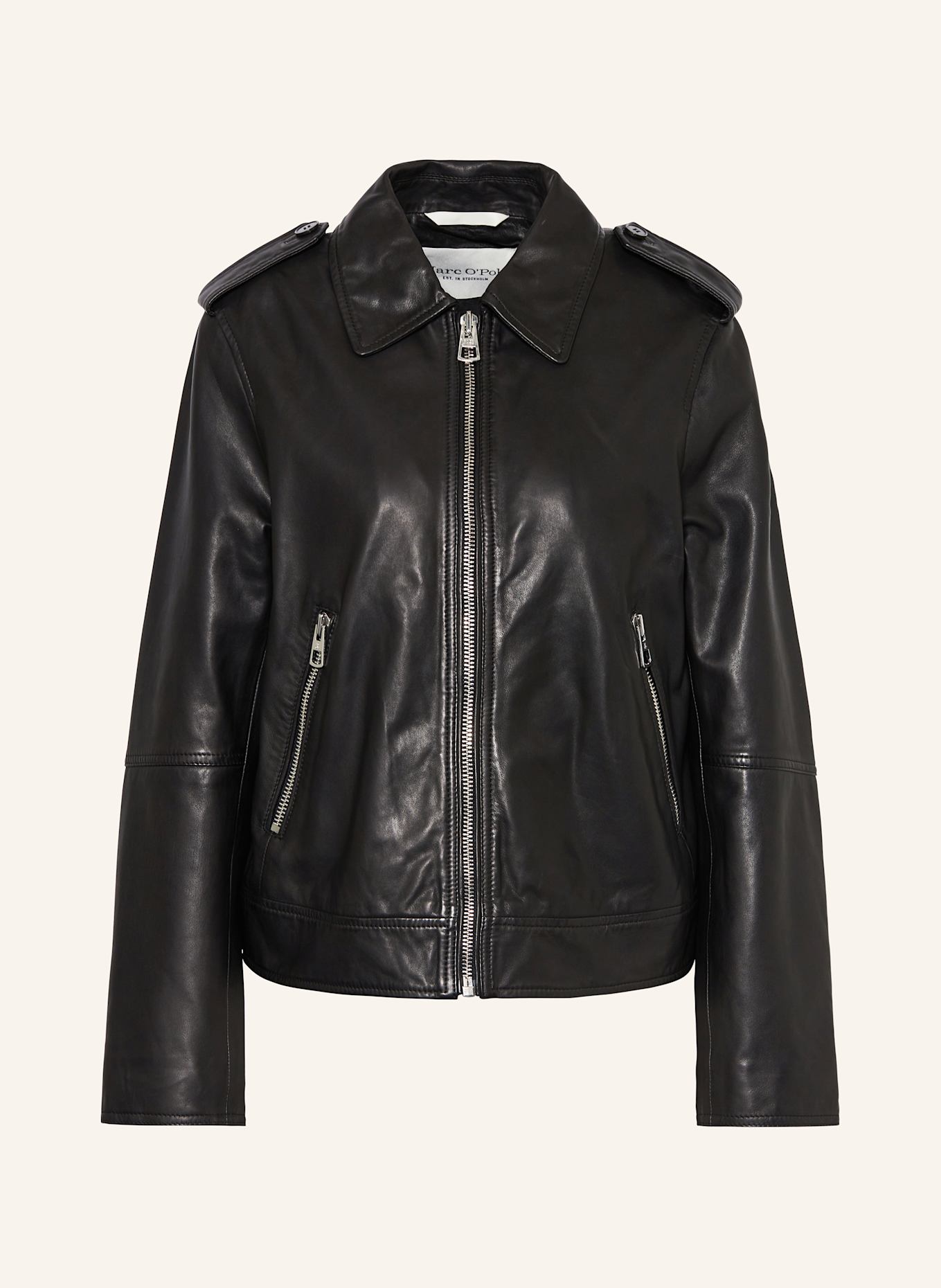 Кожаная куртка Marc O'Polo, черный
Кожаная куртка Marc O'Polo, черный