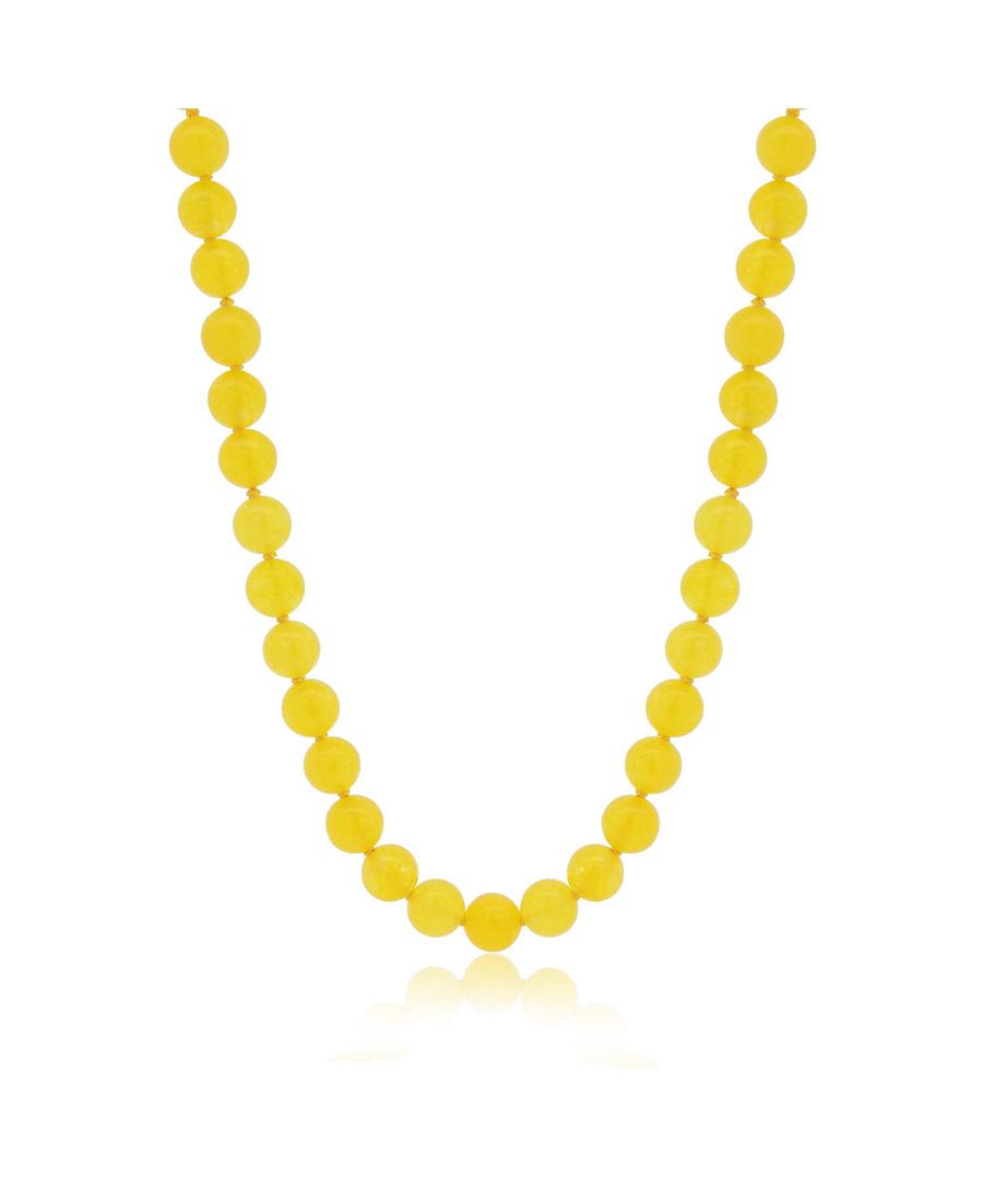 Колье из бус с узелком из желтого оникса, золото 14 карат The Lovery, Yellow onyx
Колье из бус с узелком из желтого оникса, золото 14 карат The Lovery, Yellow onyx
