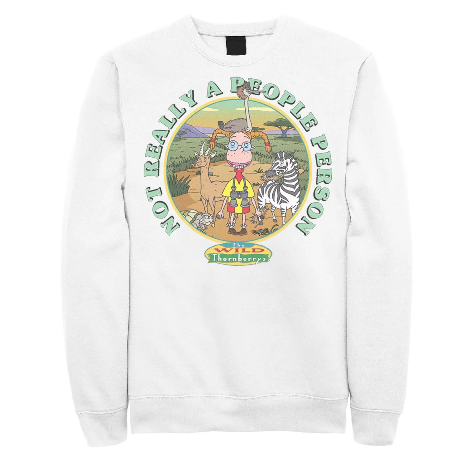 Флисовая толстовка для подростков Nickelodeon The Wild Thornberrys Eliza «Not Really A People Person» Licensed Character
Флисовая толстовка для подростков Nickelodeon The Wild Thornberrys Eliza «Not Really A People Person» Licensed Character