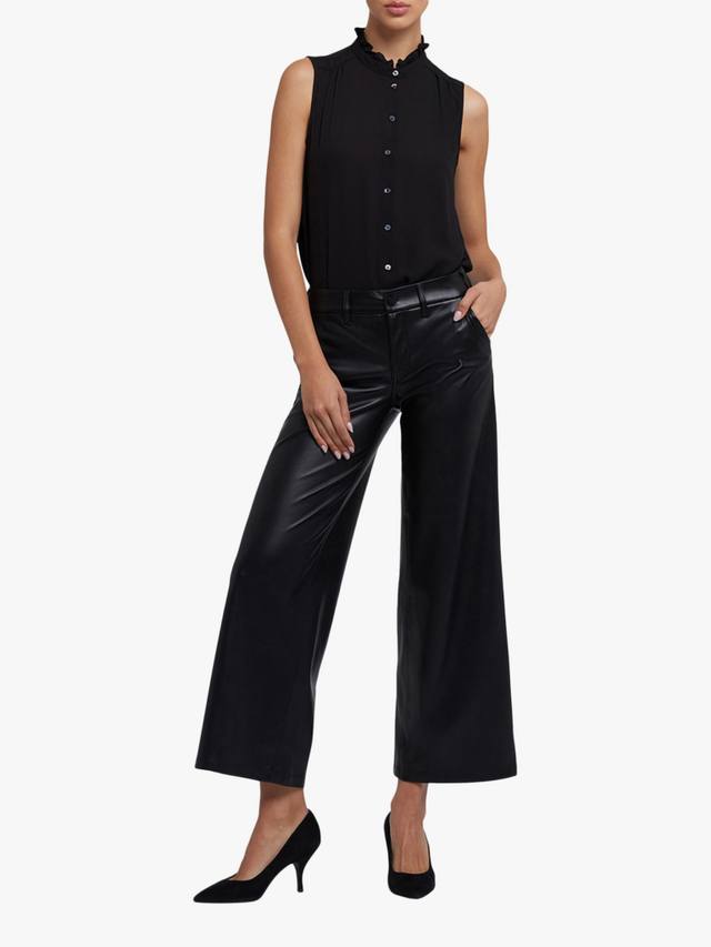 Брюки с широкими штанинами из искусственной кожи NYDJ, Black
Брюки с широкими штанинами из искусственной кожи NYDJ, Black