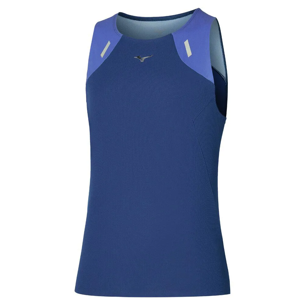 Футболка без рукавов спортивная Mizuno Tech Light, синий 
Футболка без рукавов спортивная Mizuno Tech Light, синий