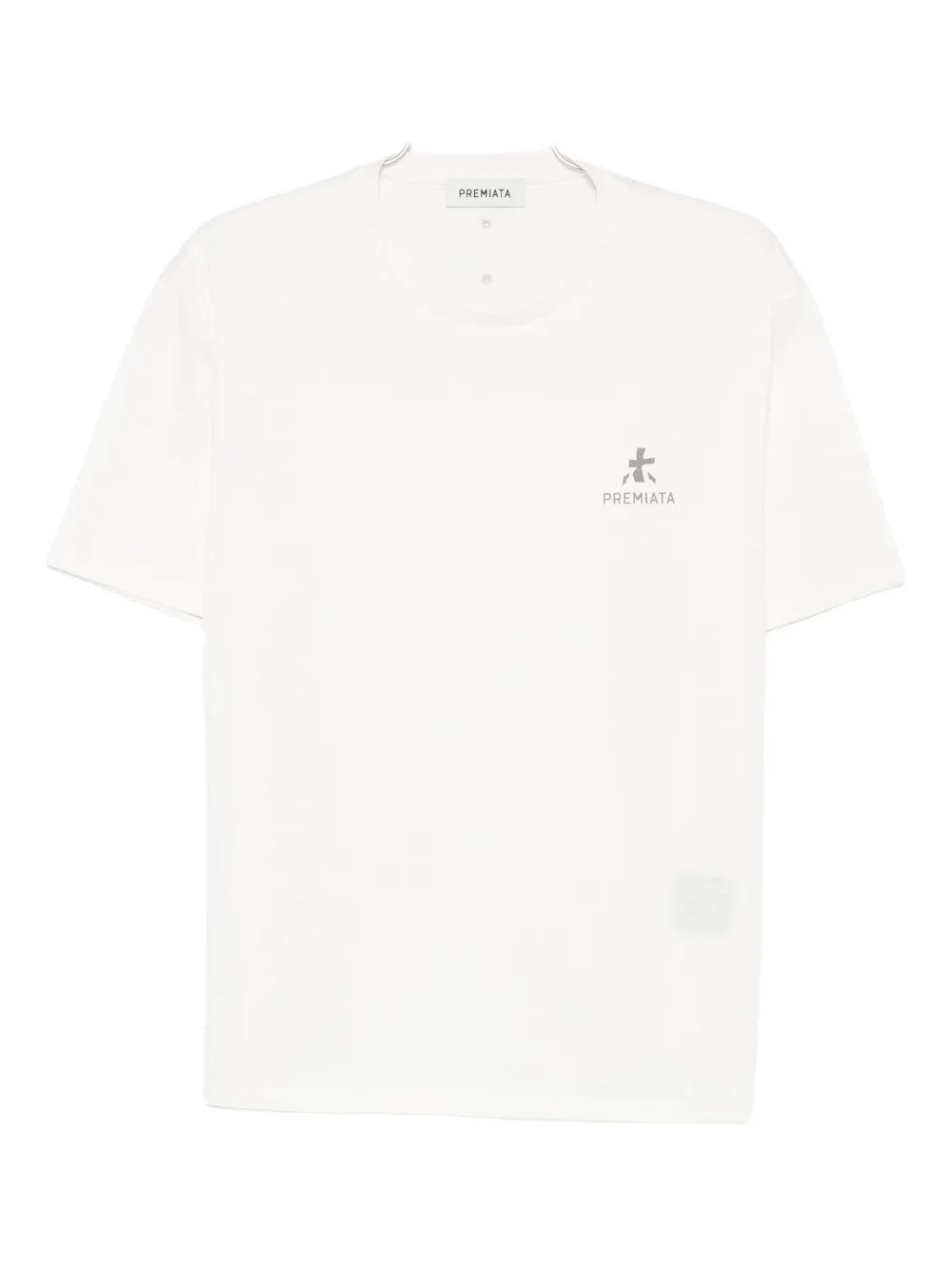 Футболка с принтом логотипа PREMIATA, белый 
Футболка с принтом логотипа PREMIATA, белый