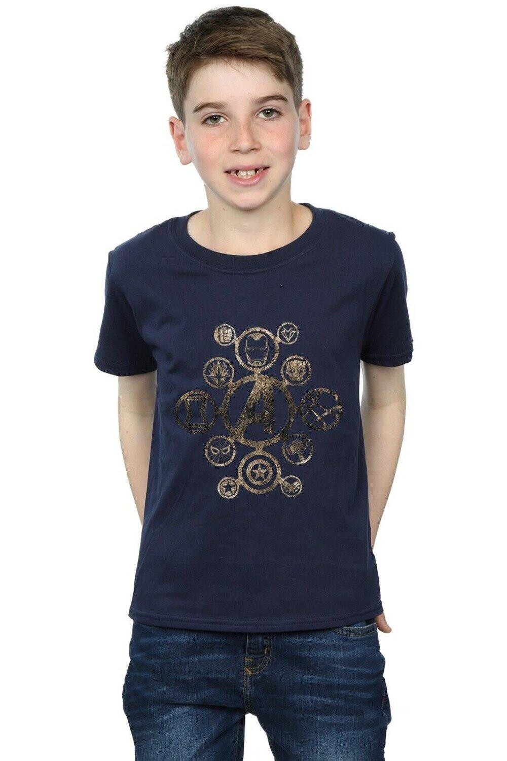 Футболка с значками «Мстители: Война бесконечности» Marvel, темно-синий
Футболка с значками «Мстители: Война бесконечности» Marvel, темно-синий