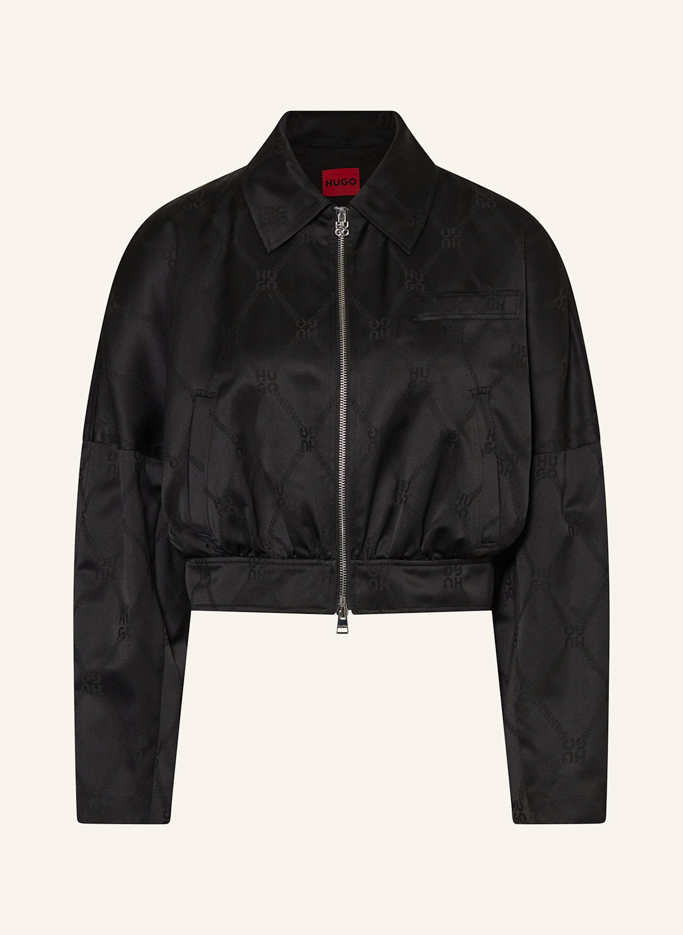 Пиджак Aleria box из атласа Hugo, черный
Пиджак Aleria box из атласа Hugo, черный