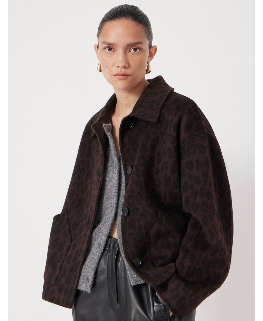 Женская двусторонняя куртка из чистой шерсти Hush, Brown leopard
Женская двусторонняя куртка из чистой шерсти Hush, Brown leopard