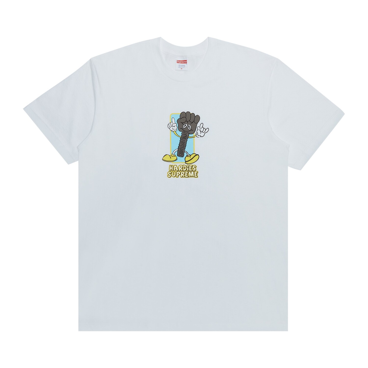 Футболка с болтом Supreme x Hardies, цвет Белый
Футболка с болтом Supreme x Hardies, цвет Белый