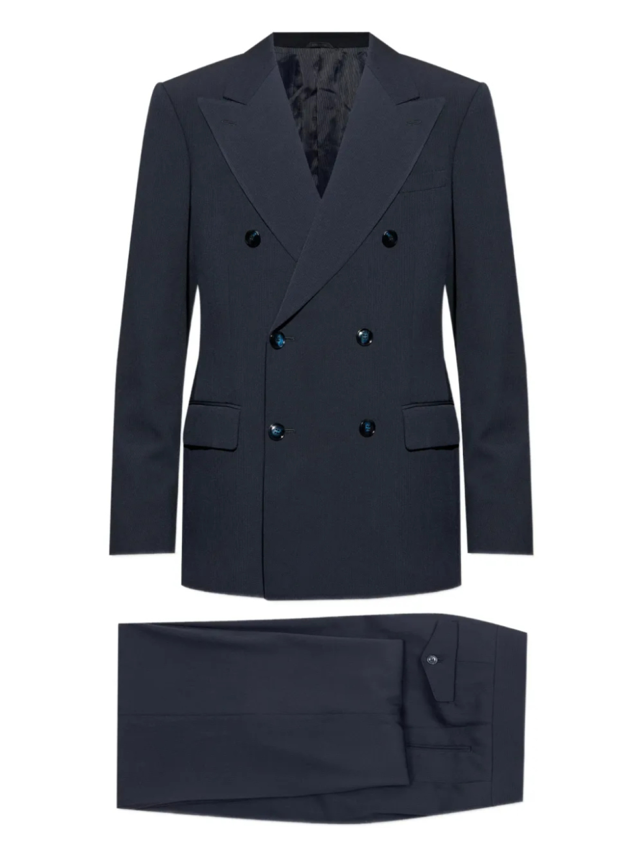 Двубортный костюм Giorgio Armani, синий
Двубортный костюм Giorgio Armani, синий