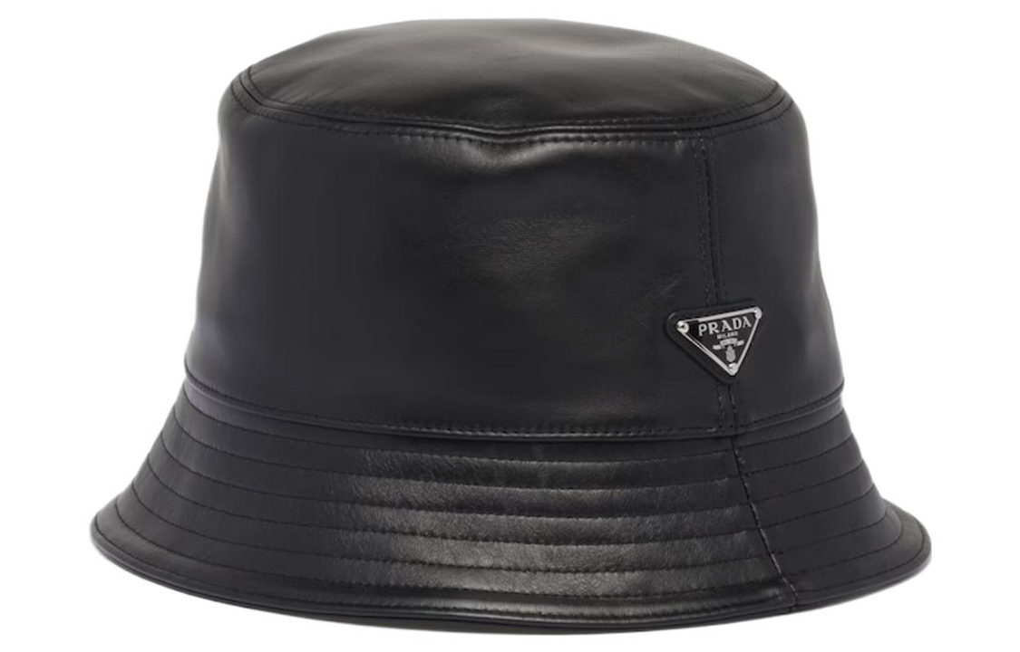 Кожаная шляпа-ведро PRADA, черный
Кожаная шляпа-ведро PRADA, черный