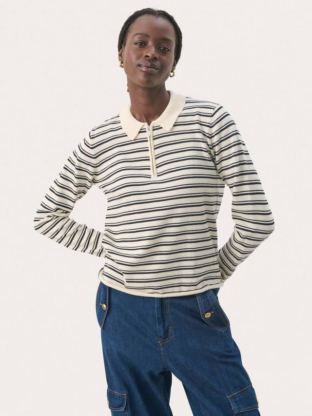 Рубашка поло из чистого органического хлопка в полоску putu Part Two, цвет Dark Navy Stripe
Рубашка поло из чистого органического хлопка в полоску putu Part Two, цвет Dark Navy Stripe