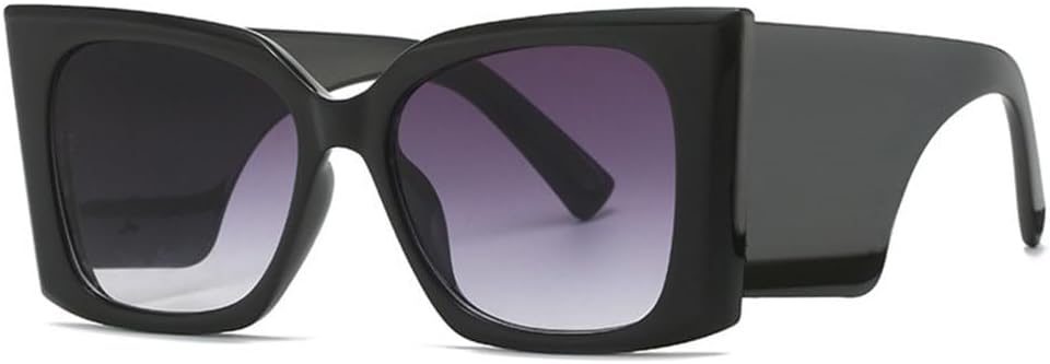 MUTYNE Модные солнцезащитные очки большого размера в форме бабочки и «кошачьего глаза» для женщин, роскошные элегантные солнцезащитные очки с черным градиентом, Black Double Gray
MUTYNE Модные солнцезащитные очки большого размера в форме бабочки и «кошачьего глаза» для женщин, роскошные элегантные солнцезащитные очки с черным градиентом, Black Double Gray