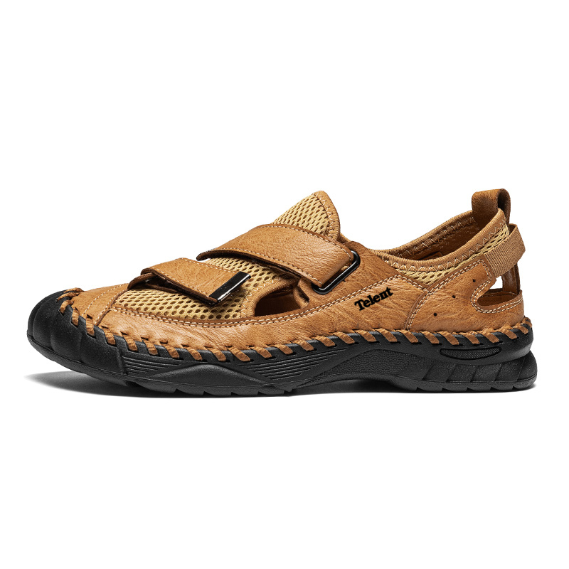 TELENT Антискользящие дышащие легкие треккинговые ботинки для мужчин коричневые, цвет Brown 
TELENT Антискользящие дышащие легкие треккинговые ботинки для мужчин коричневые, цвет Brown