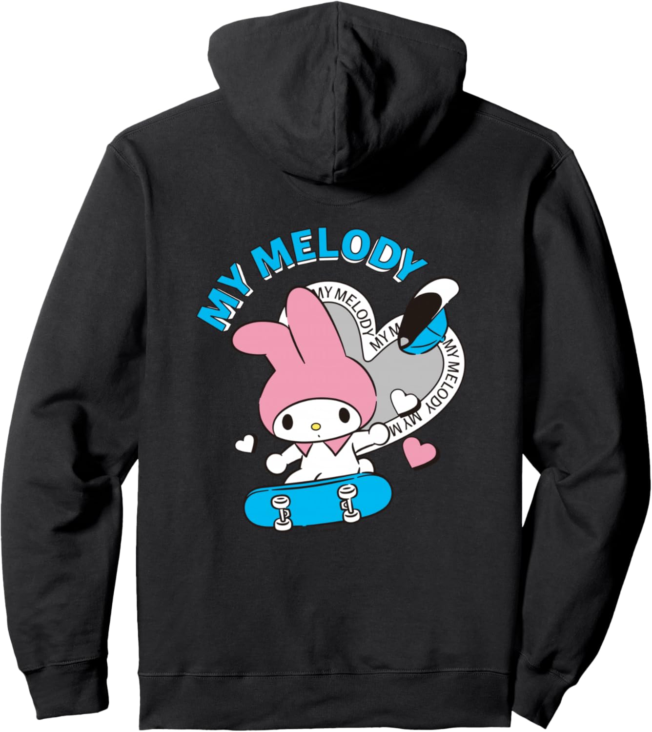 Худи My Melody SK8 for Life Pose Sanrio (Watanabe), черный
Худи My Melody SK8 for Life Pose Sanrio (Watanabe), черный