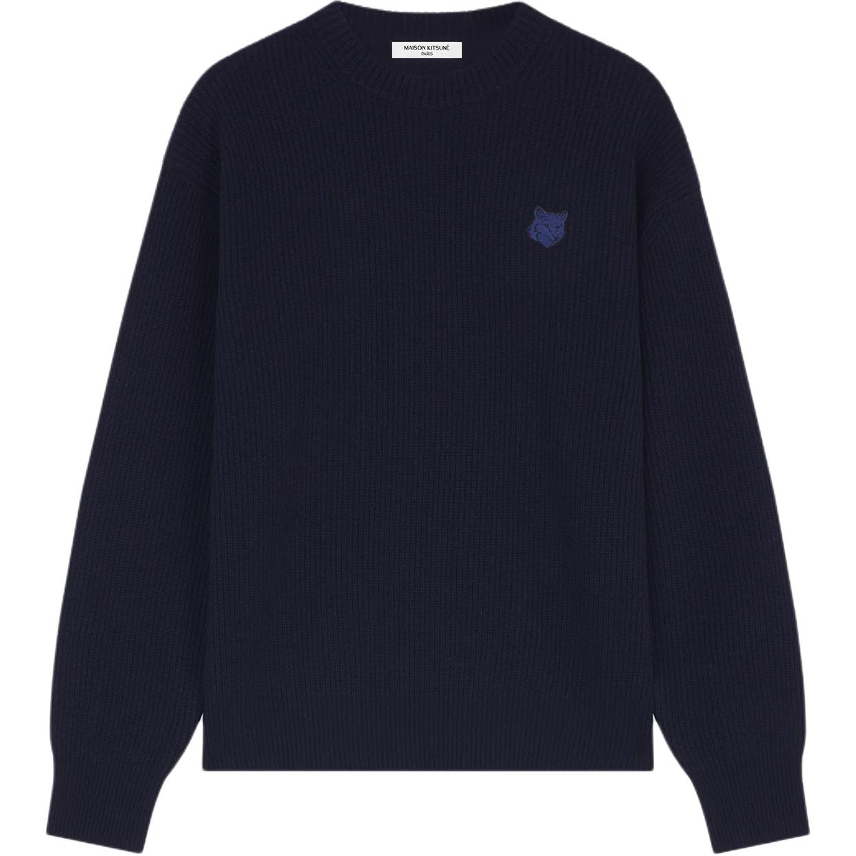 Вязаный джемпер Maison Kitsuné Fox Patch Maison Kitsune, ink синий
Вязаный джемпер Maison Kitsuné Fox Patch Maison Kitsune, ink синий