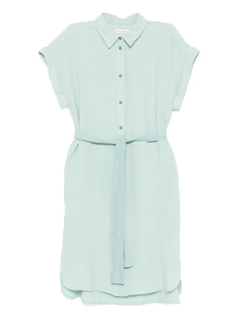 Платье-рубашка мини с поясом Marc O'Polo, зеленый
Платье-рубашка мини с поясом Marc O'Polo, зеленый