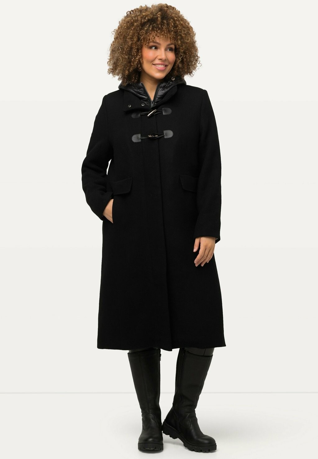 Классическое пальто Ulla Popken, черный
Классическое пальто Ulla Popken, черный