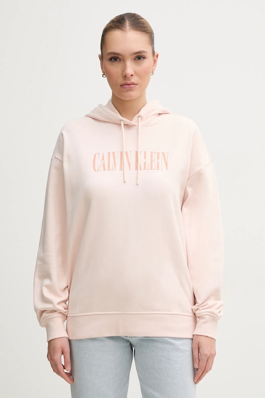 Хлопковая толстовка Calvin Klein Jeans, розовый
Хлопковая толстовка Calvin Klein Jeans, розовый