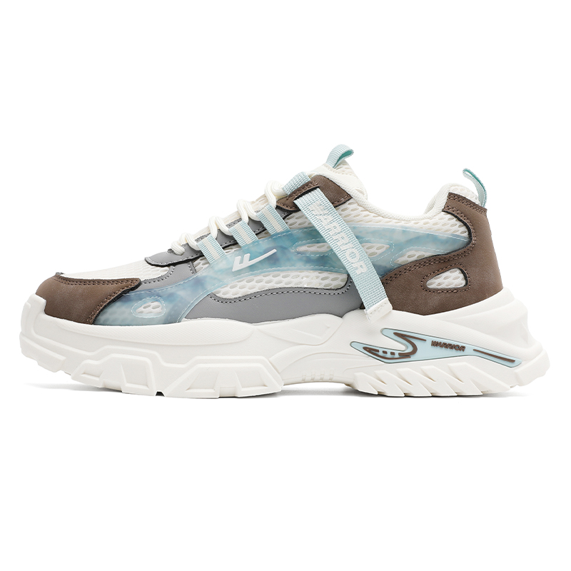 WARRIOR Дышащие утепленные кроссовки на платформе с амортизацией мужские бежево-серо-коричневые синие сетчатые без подкладки, цвет Beige Gray Brown Blue (Unlined Mesh)
WARRIOR Дышащие утепленные кроссовки на платформе с амортизацией мужские бежево-серо-коричневые синие сетчатые без подкладки, цвет Beige Gray Brown Blue (Unlined Mesh)