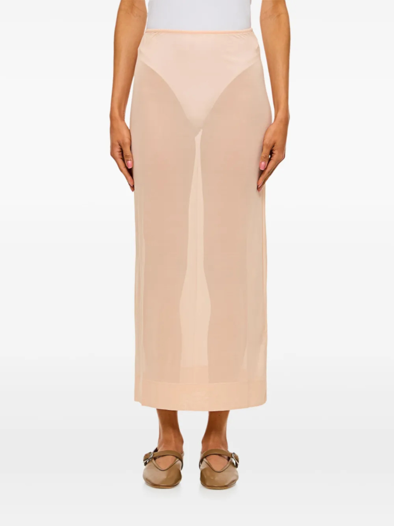 Прозрачная юбка Simone Rocha, нейтральный
Прозрачная юбка Simone Rocha, нейтральный