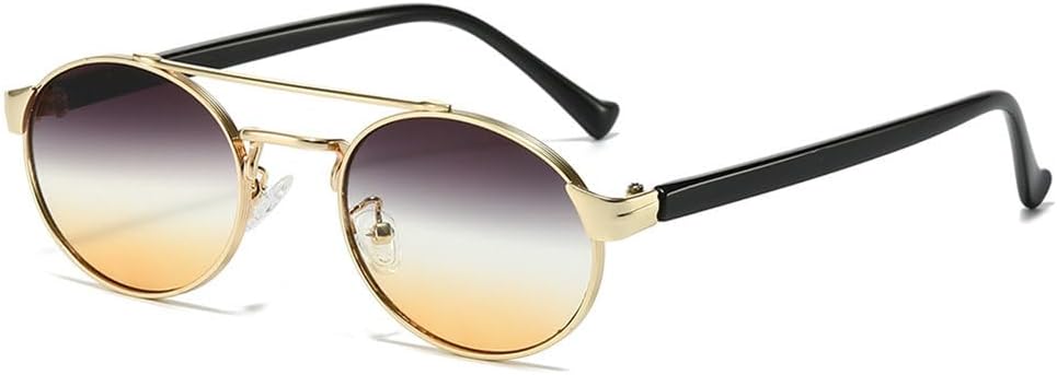 Винтажные маленькие овальные солнцезащитные очки для женщин, реплика, роскошные солнцезащитные очки с двойной перемычкой, ретро-панк круглые солнцезащитные очки LVTFCO, Black Gray Yellow
Винтажные маленькие овальные солнцезащитные очки для женщин, реплика, роскошные солнцезащитные очки с двойной перемычкой, ретро-панк круглые солнцезащитные очки LVTFCO, Black Gray Yellow