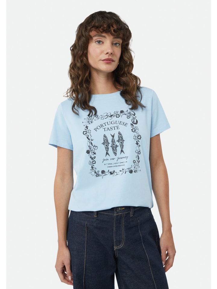 Футболка comma, синий
Футболка comma, синий