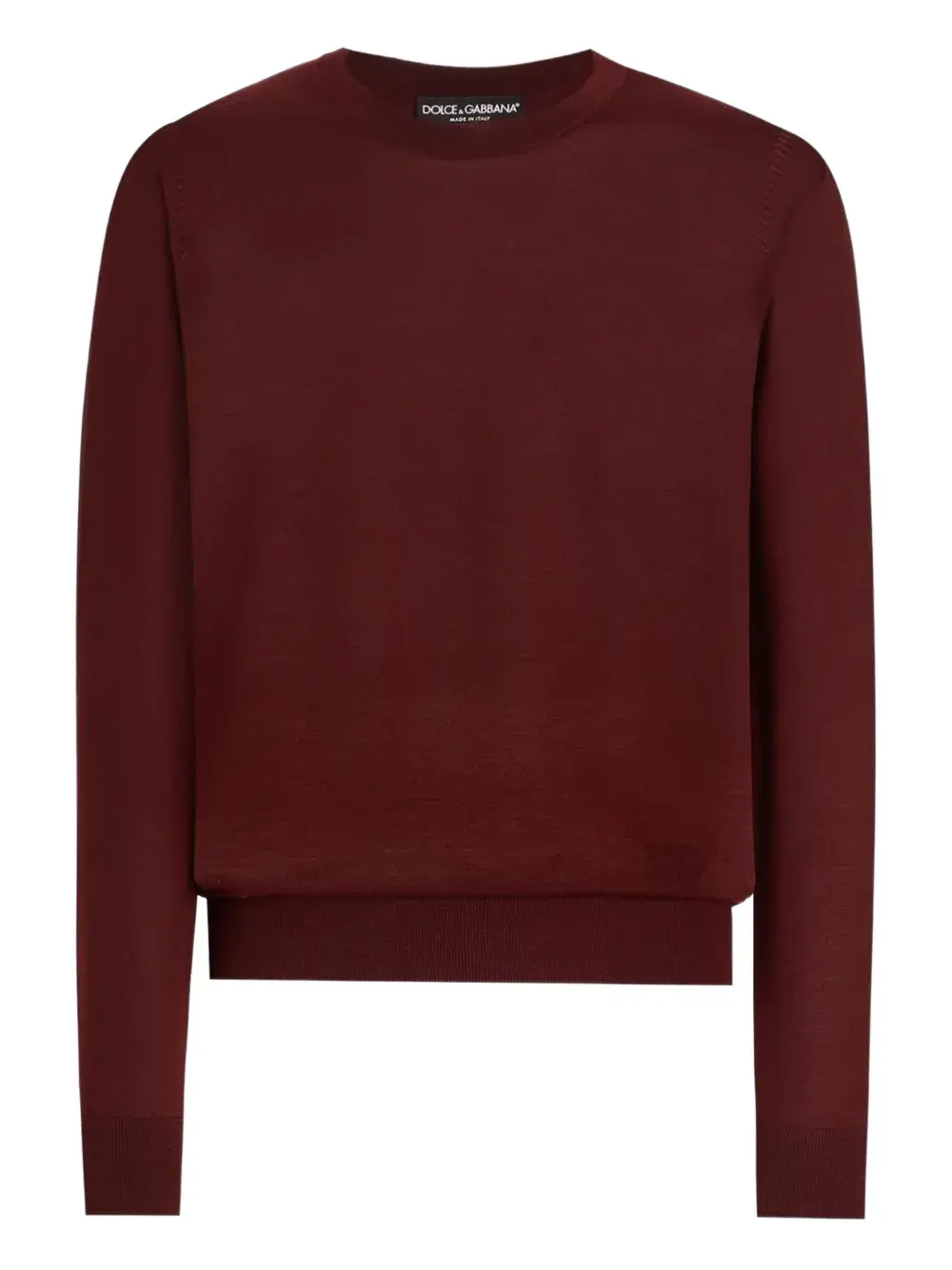 Свитер с круглым вырезом DOLCE & GABBANA, красный
Свитер с круглым вырезом DOLCE & GABBANA, красный