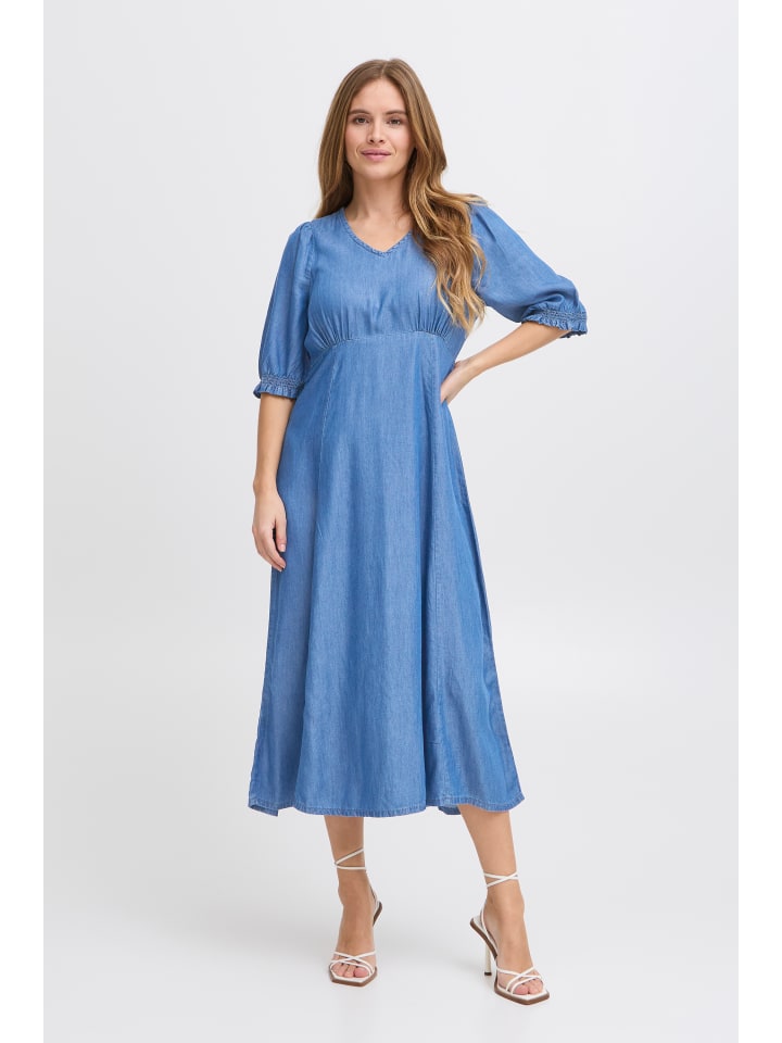 Pulz Женское платье PZGAJA из джинсовой ткани среднего синего цвета
Pulz Женское платье PZGAJA из джинсовой ткани среднего синего цвета