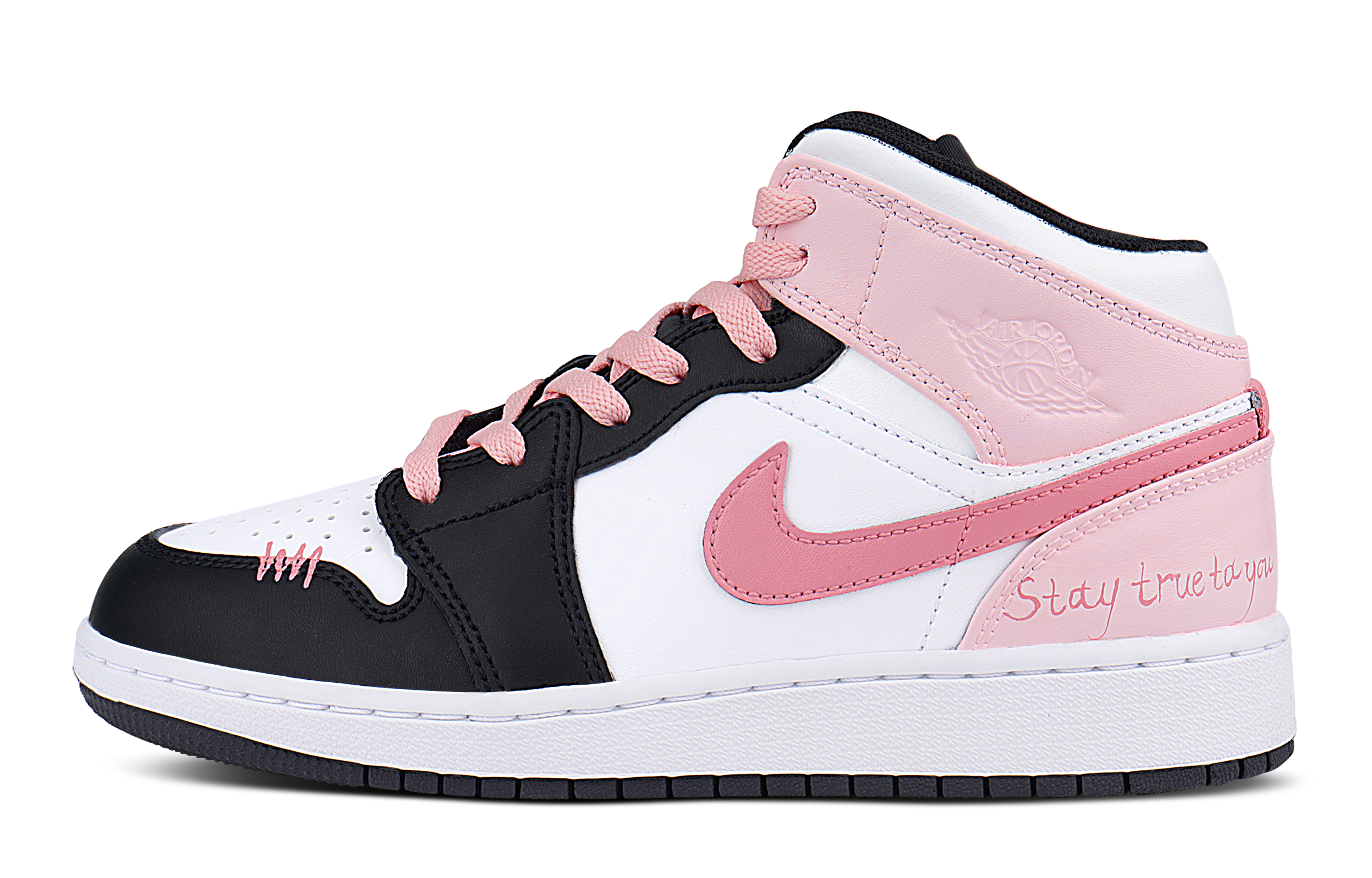 Детские баскетбольные кроссовки Air 1 с износостойким верхом средней высоты для подростков Jordan, розовый
Детские баскетбольные кроссовки Air 1 с износостойким верхом средней высоты для подростков Jordan, розовый