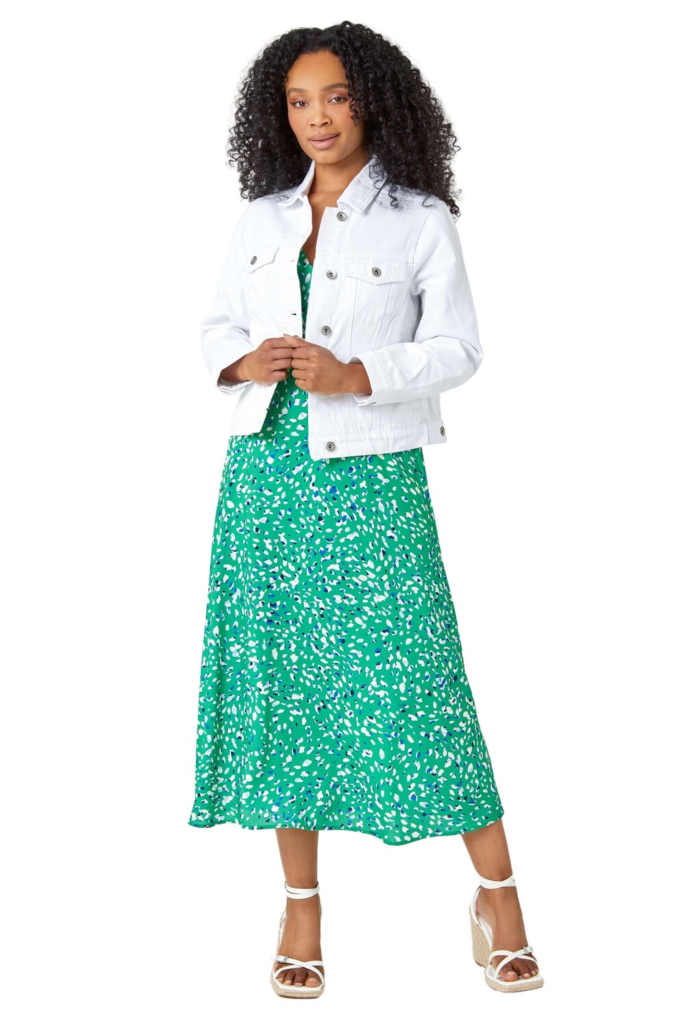 Выбеленная джинсовая куртка Petite Roman, белый
Выбеленная джинсовая куртка Petite Roman, белый