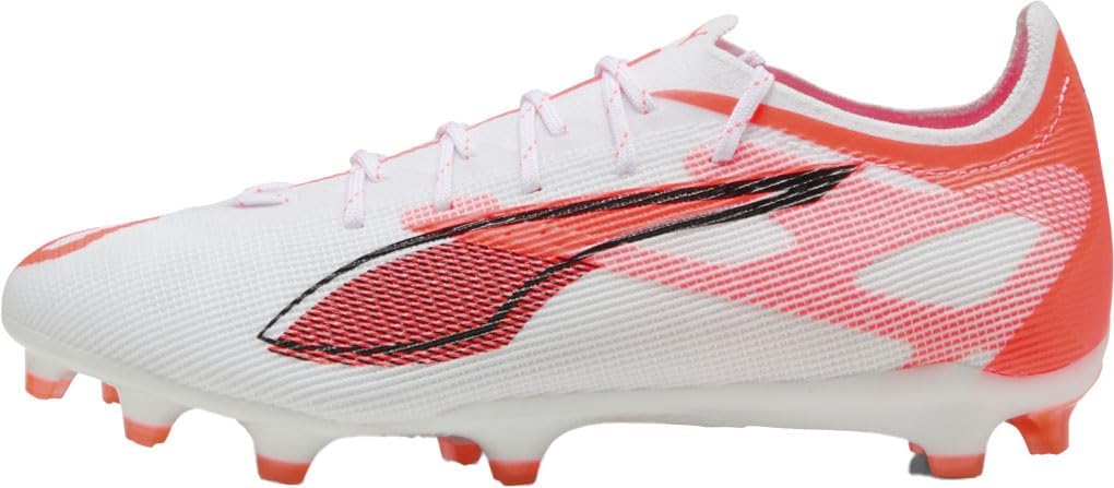 Футбольные бутсы Puma Men's Ultra 5 Pro для твердого грунта, белый/черный/красный
Футбольные бутсы Puma Men's Ultra 5 Pro для твердого грунта, белый/черный/красный