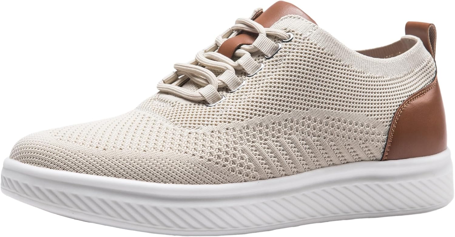 Легкие мужские кроссовки Alpine Swiss Brad - дышащие оксфорды из сетки для делового кэжуала и повседневного комфорта с амортизирующей подошвой, бежевый
Легкие мужские кроссовки Alpine Swiss Brad - дышащие оксфорды из сетки для делового кэжуала и повседневного комфорта с амортизирующей подошвой, бежевый