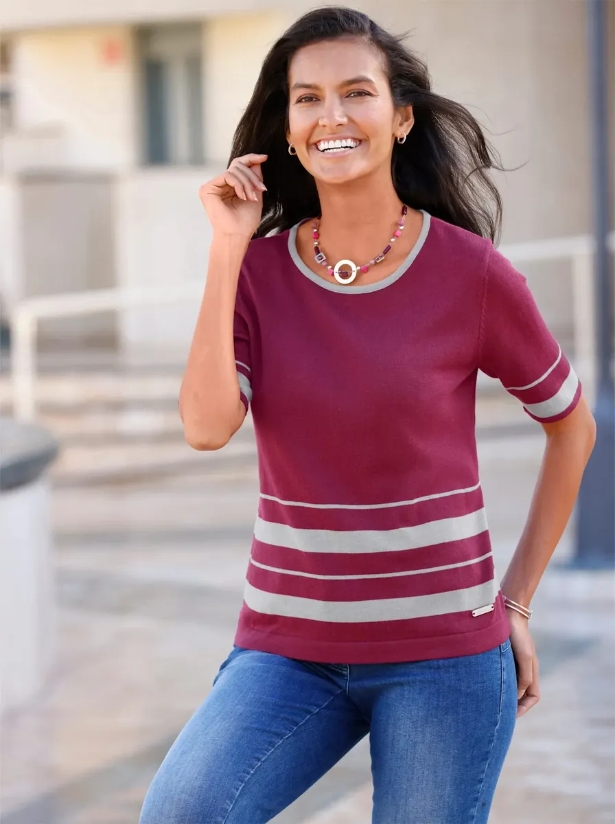 Casual Looks Свитер с короткими рукавами "Свитер с короткими рукавами", серый
Casual Looks Свитер с короткими рукавами "Свитер с короткими рукавами", серый