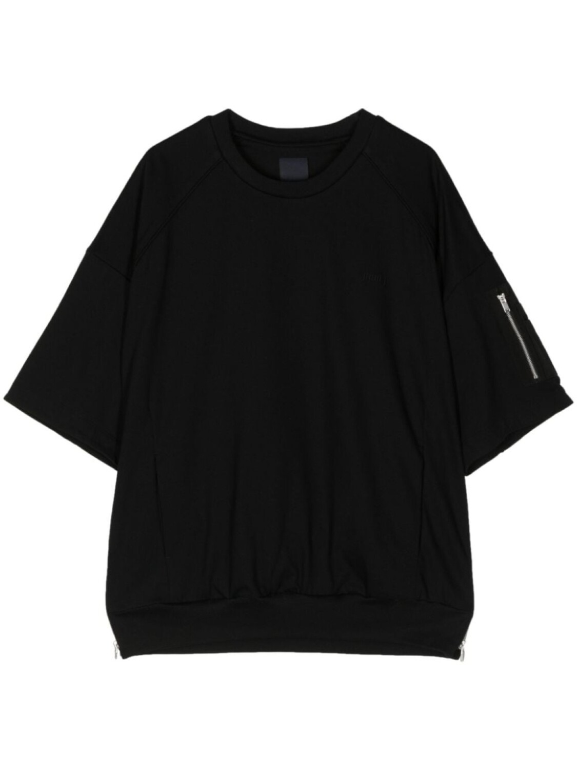 Футболка с карманом на молнии Juun.J, черный
Футболка с карманом на молнии Juun.J, черный