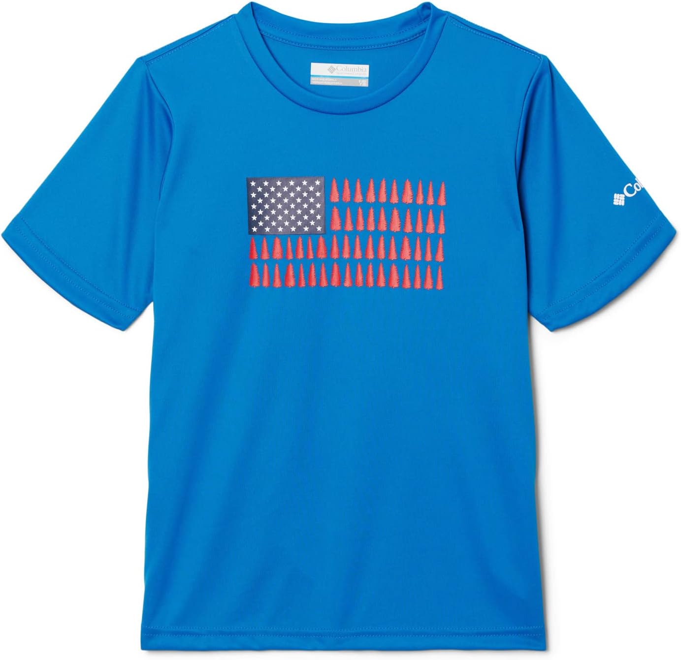 Columbia Boys' Grizzly Ridge футболка с коротким рукавом и принтом, Bright Indigo/Patriotic Pines Graphic
Columbia Boys' Grizzly Ridge футболка с коротким рукавом и принтом, Bright Indigo/Patriotic Pines Graphic