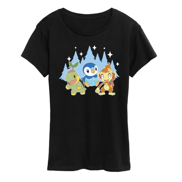 Женская футболка с зимним принтом Pokemon Sinnoh Licensed Character, черный
Женская футболка с зимним принтом Pokemon Sinnoh Licensed Character, черный