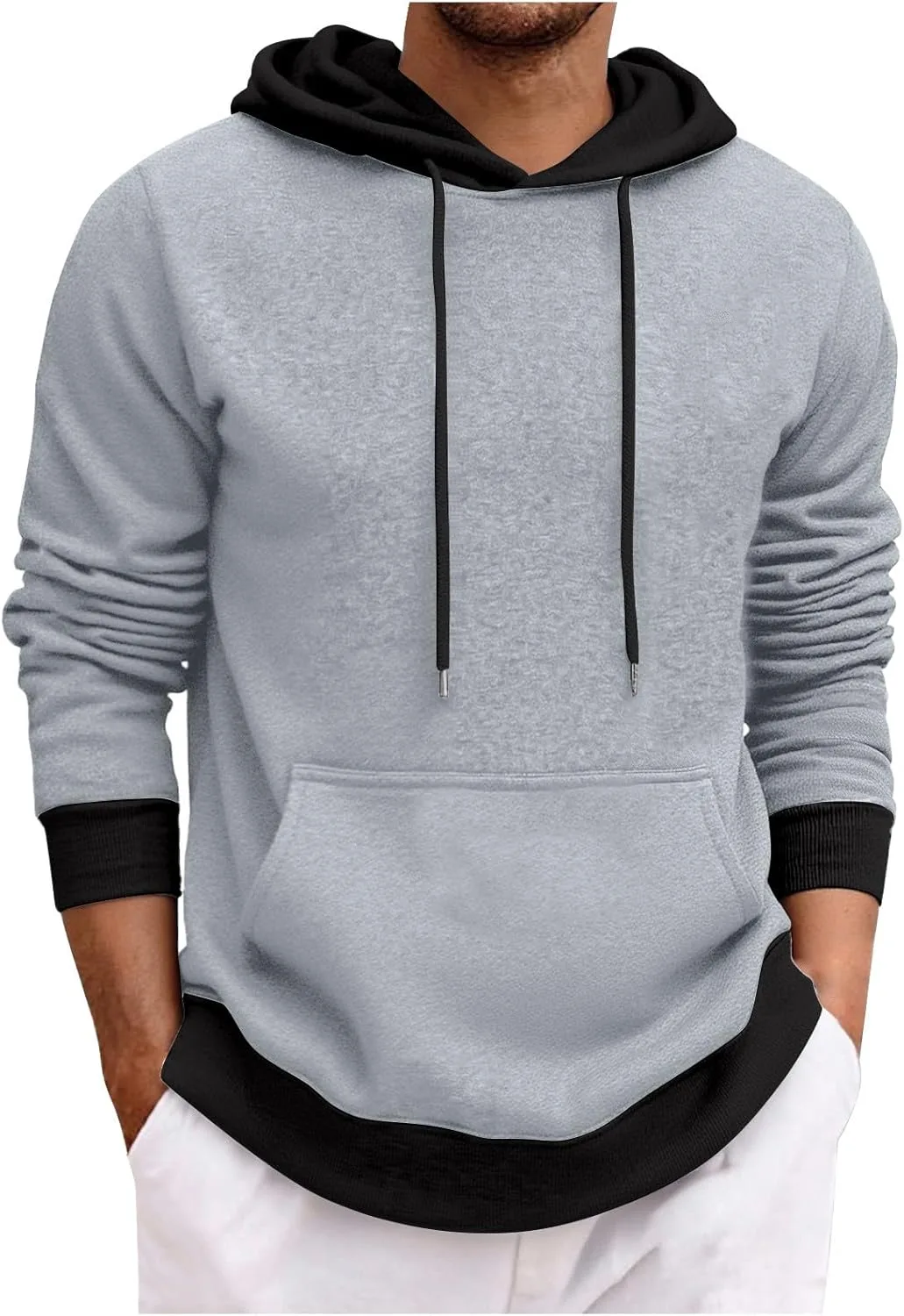 Толстовка с капюшоном и длинным рукавом для мужчин, цветной блок
Толстовка с капюшоном и длинным рукавом для мужчин, цветной блок