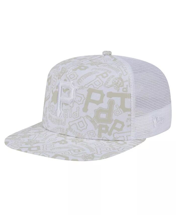 Мужская белая кепка Pittsburgh Pirates с логотипом Dunes A-Frame Trucker 9FIFTY Snapback New Era, белый
Мужская белая кепка Pittsburgh Pirates с логотипом Dunes A-Frame Trucker 9FIFTY Snapback New Era, белый