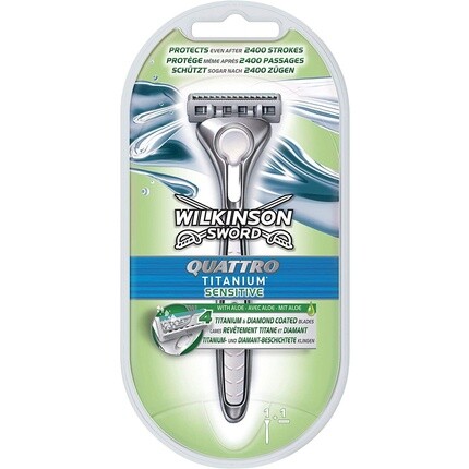 Бритва Quattro Titanium Sensitive, Wilkinson Sword
Бритва Quattro Titanium Sensitive, Wilkinson Sword