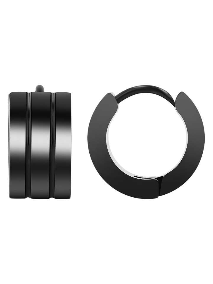 Adeliás Серьги унисекс - серьги-кольца на шарнирах из нержавеющей стали черного цвета
Adeliás Серьги унисекс - серьги-кольца на шарнирах из нержавеющей стали черного цвета