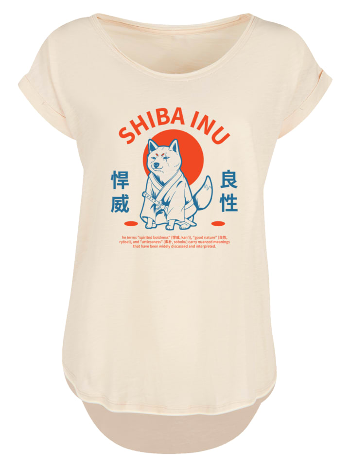 Удлиненная футболка с изображением японской собаки породы сиба-ину в цвете Белый песок F4NT4STIC
Удлиненная футболка с изображением японской собаки породы сиба-ину в цвете Белый песок F4NT4STIC