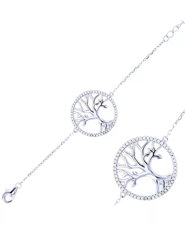 Браслет в форме круга Древа Жизни из кубического циркония из стерлингового серебра Macy'S, white
Браслет в форме круга Древа Жизни из кубического циркония из стерлингового серебра Macy'S, white