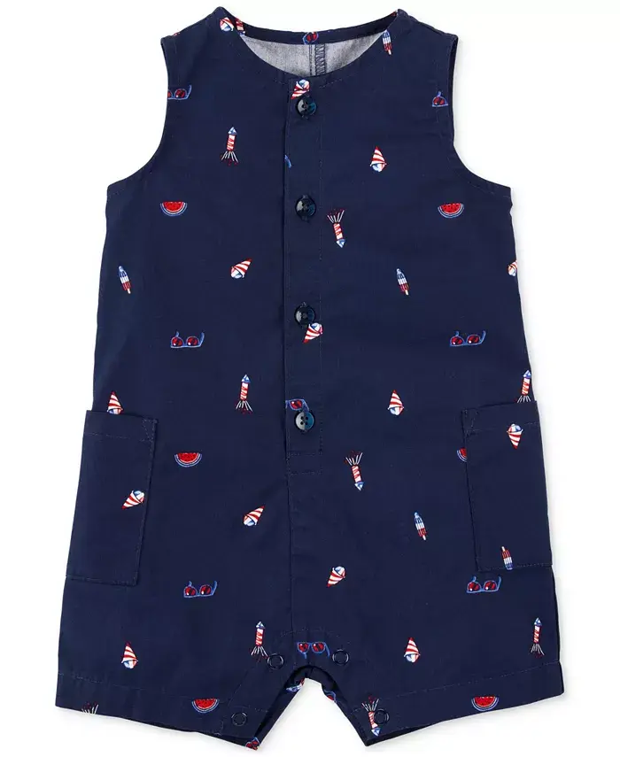 Детский комбинезон на пуговицах для мальчиков Baby Boys 4th of July Carter's, синий
Детский комбинезон на пуговицах для мальчиков Baby Boys 4th of July Carter's, синий