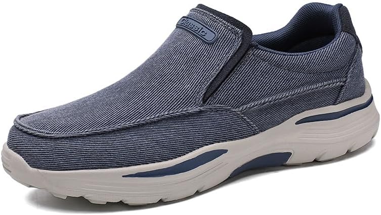 Мужские тканевые лоферы Комфортные мягкие прогулочные туфли Легкие противоскользящие обувь для вождения Повседневные повседневные туфли на плоской подошве Asifn, синий
Мужские тканевые лоферы Комфортные мягкие прогулочные туфли Легкие противоскользящие обувь для вождения Повседневные повседневные туфли на плоской подошве Asifn, синий