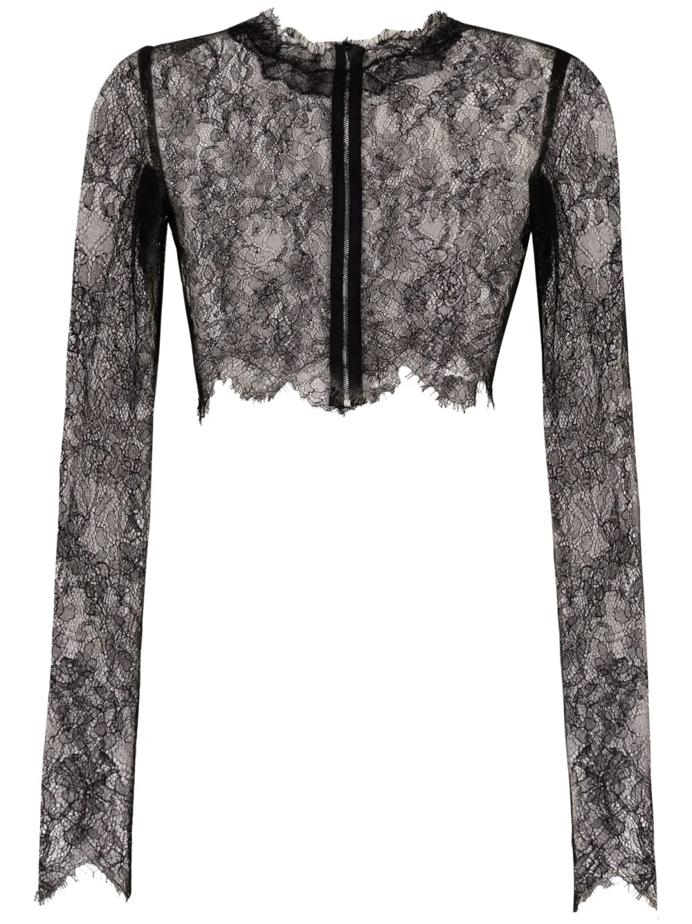 Полупрозрачный укороченный топ DOLCE & GABBANA, черный
Полупрозрачный укороченный топ DOLCE & GABBANA, черный